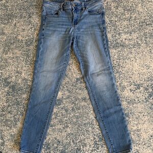 American Eagle Women's Blue next level stretch jeggings